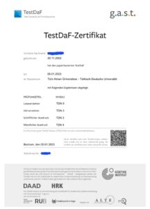 TestDAF-Zertifikat kaufen